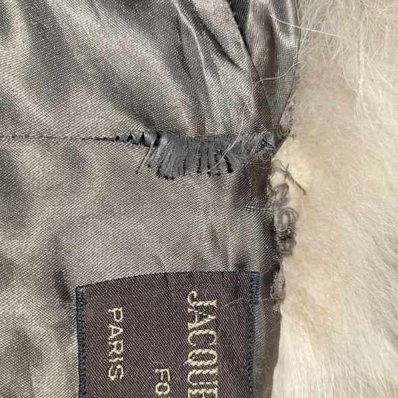 ❌SOLD❌Art deco Vintage Jacques Saint Laurent For Fur-instance Floor Length Coat❌ - Picture 6 of 8